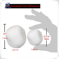 White POM POM Indoor Snow Balls for DIY Crafts Decorations